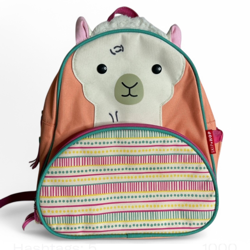 Skip Hop Llama Backpack.